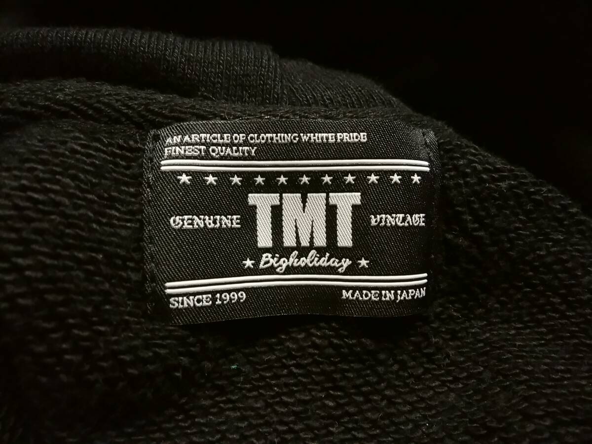 【TMT】スウェットパーカM 日本製 ビッグロゴ 「AUTHENTIC HEAVY SWEAT HOODIE(TMT) パーカ」 人気アイテム_画像3