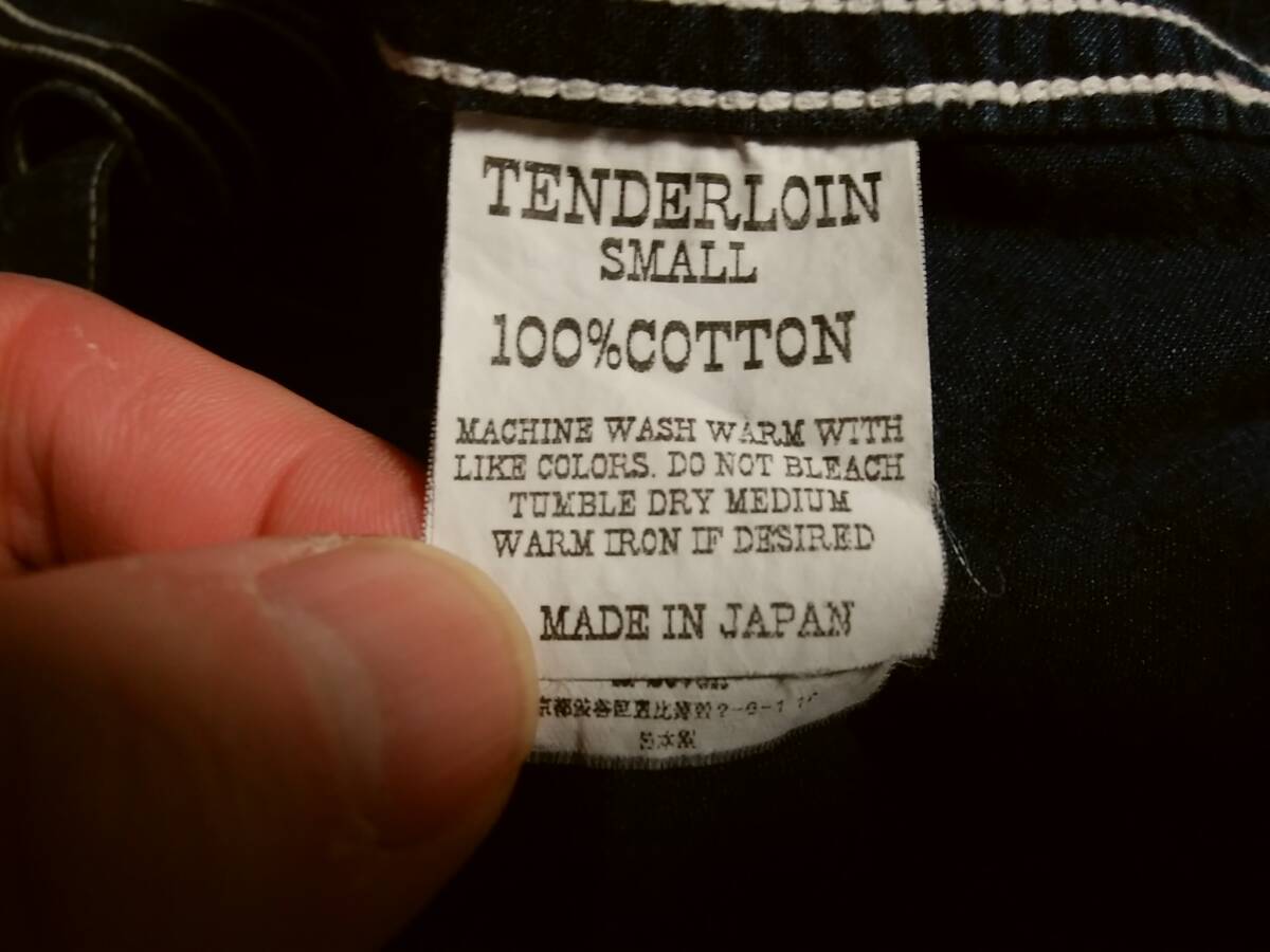 【TENDERLOIN テンダーロイン 】デニムワークシャツS 日本製 ブランド黄金期の名作 人気アイテム 本店限定 シャンブレーシャツ_画像4