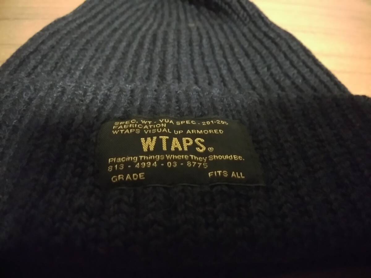 【WTAPS ダブルタップス】ニットキャップ 「BEANIE WOOL」 日本製 人気アイテム 防弾少年団（BTS）メンバー RMさん着モデル_画像4