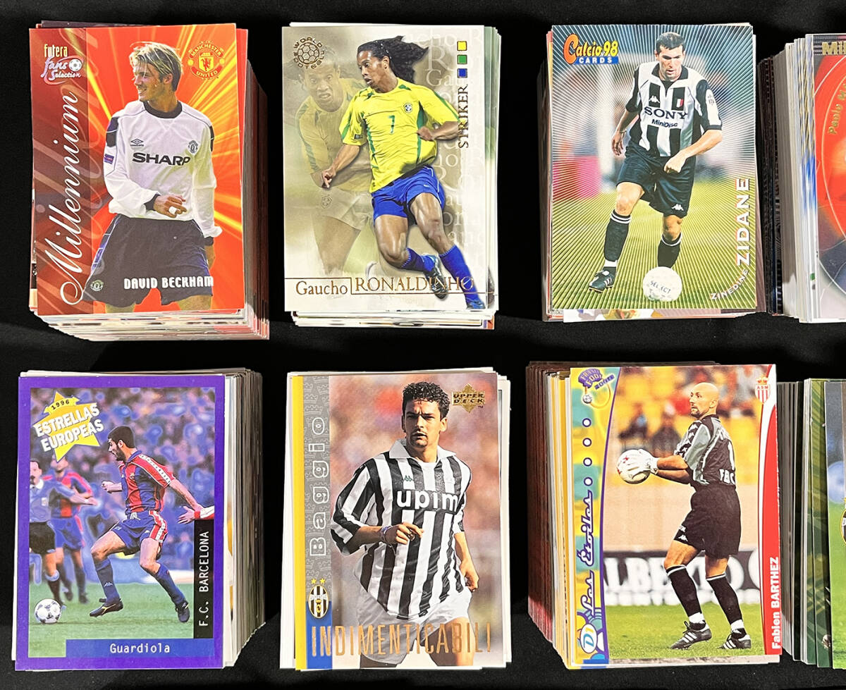 Panini Merlin Topps Futera Vintage Soccer over 2000 Card set #Beckham #Baggio #Zidane #Ronaldoの画像7