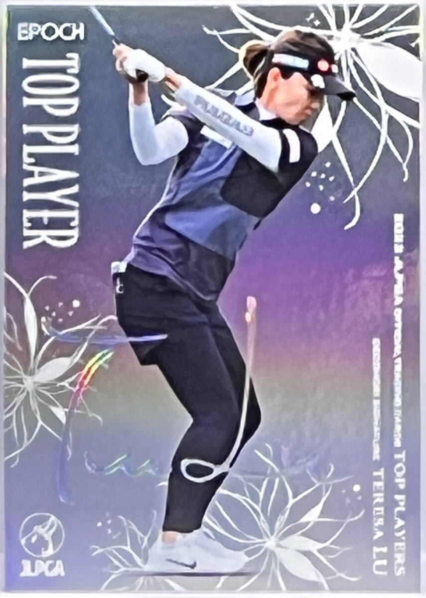 【テレサ ルー/5枚限定】2023 EPOCH JLPGA 女子プロゴルフ TOP PLAYERS デコモリ プラチナ 箔サイン 3/5の画像1