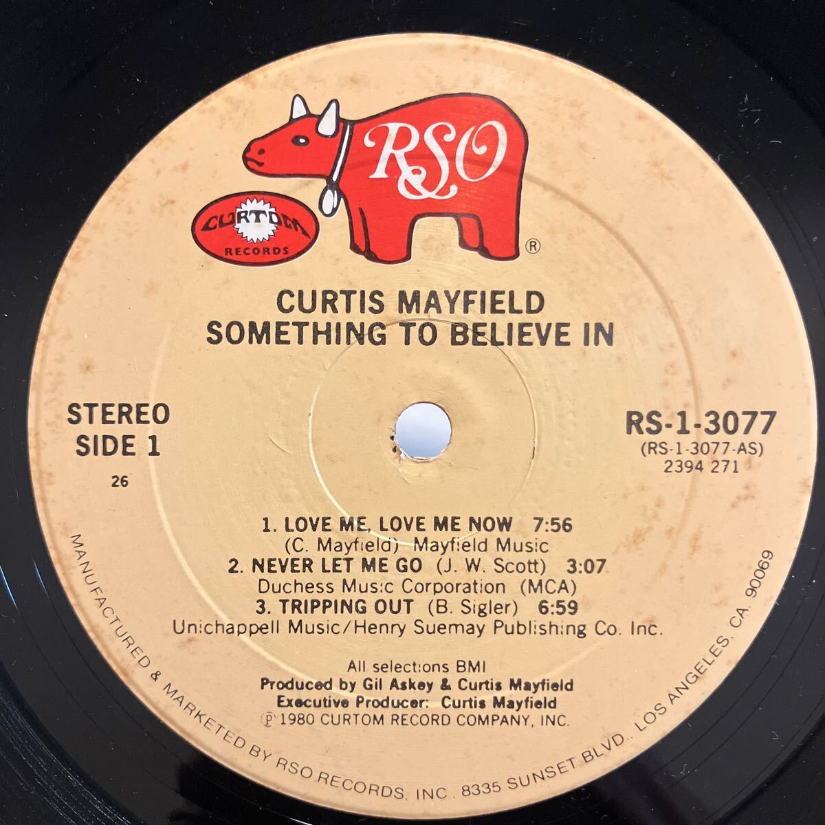 [盤のみ！！！]R&Bソウル系 レコード5枚セット Curtis Mayfield/Marvin Gaye/Leon Wareなどの画像1