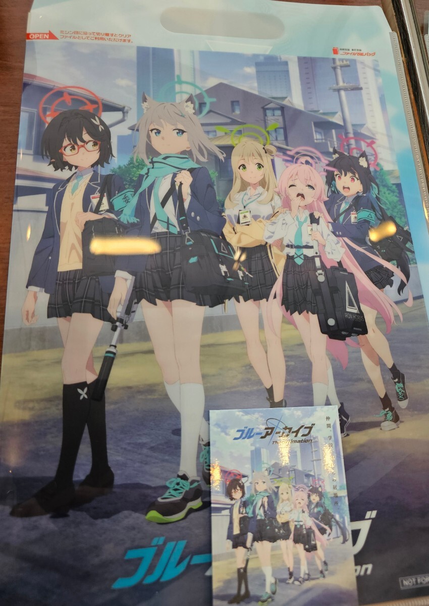 安いそれに目立つ ブルーアーカイブ クリアファイル ステッカー アニメジャパン お絵かき・ねんど・シール