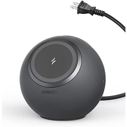 ★ブラック★ Anker 637 Magnetic Charging Station (MagGo) (マグネット式 8-in-1 ワイヤレス充電ステーション)【ワイヤレス出力 (7.5W) /