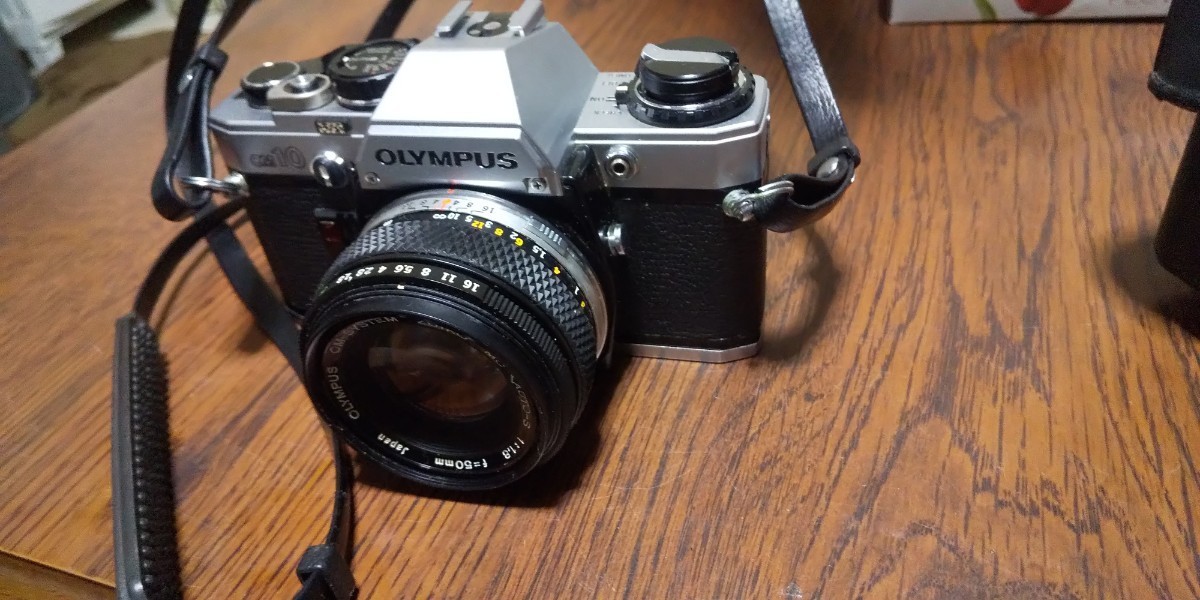 ① OLYMPUS　 オリンパス OM10　 OM-SYSTEM ZUIKO MC AUTO-S 1:1.8 F=50㎜ カメラ 一眼レフフィルムカメラ 　レトロカメラ　桐ダンス内保存_画像10