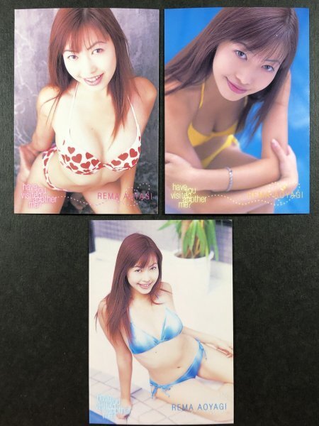 青柳 玲麻　PocketQueen　３枚セット　レースクイーン　グラビア アイドル トレカ トレーディングカード　_画像1