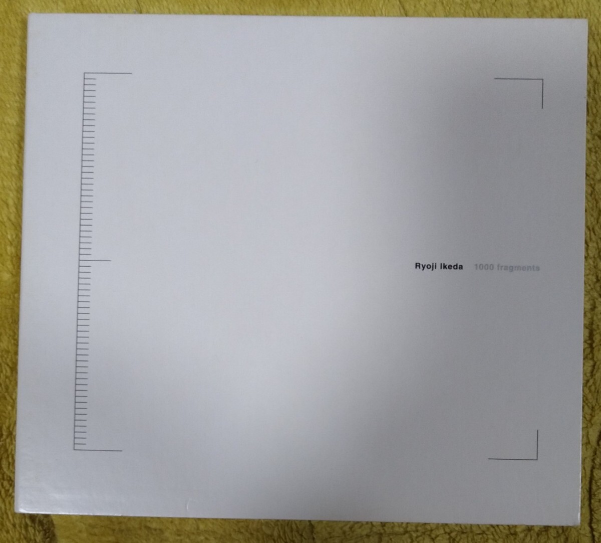 池田亮司 1000 Fragments 旧規格デジパック仕様輸入盤中古CD Ryoji Ikeda CCI Recodings Dumb Type ダムタイプ R-N089_画像1