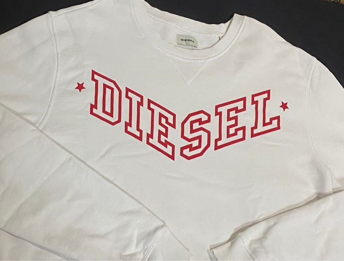 DIESEL/ディーゼル  ブランドロゴ トレーナー               厚手高オンス素材  優良正規USED商品