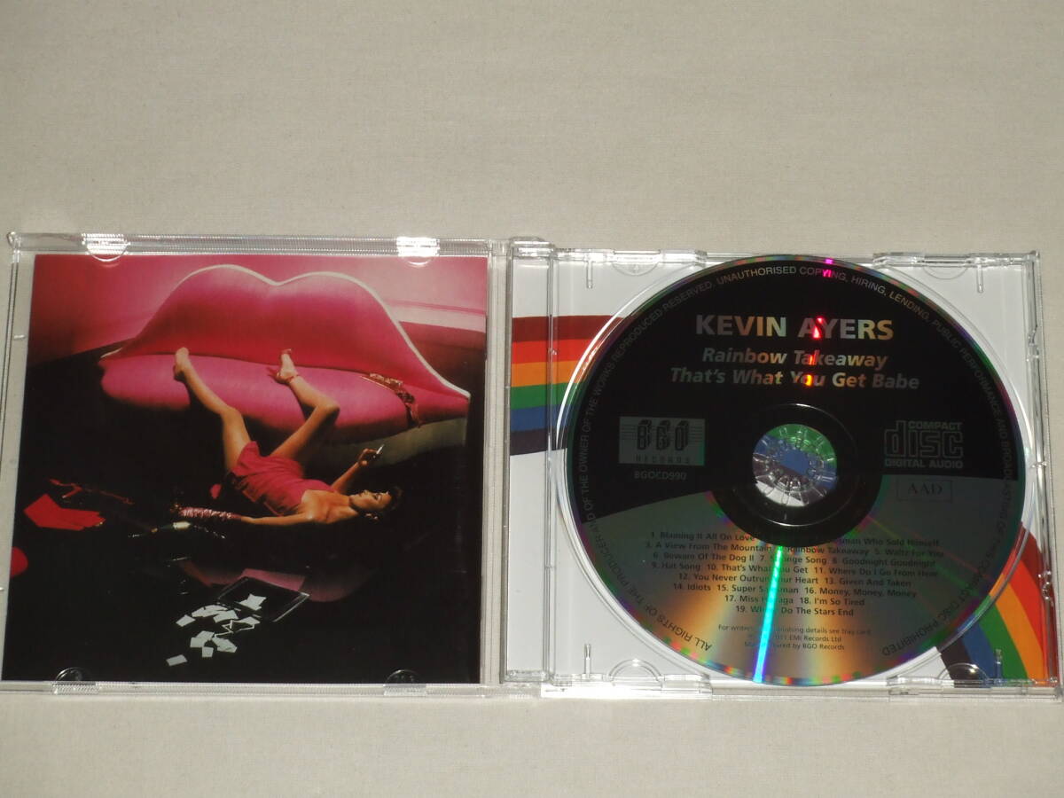 KEVIN AYERS/RAINBOW TAKEAWAY+THAT'S WHAT YOU GET BABE/CD ケヴィン エアーズ レインボウ テイクアウェイ ザッツ ホワット ユー ゲット_画像5