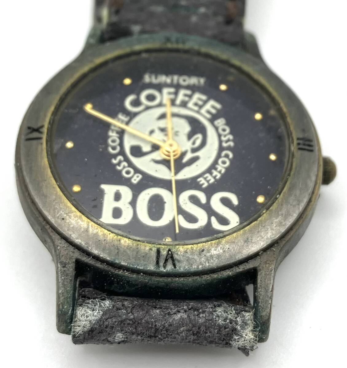 【NN】1円～START! SUNTORY サントリー BOSS COFFEE コラボ 腕時計 不動 ジャンク ボス コーヒーの画像2