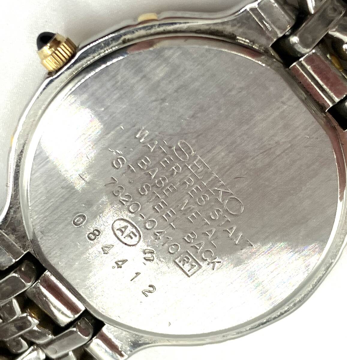 【6964】SEIKO セイコー Exceline エクセリーヌ 7320-0410 レディース 腕時計 不動 中古 ジャンク _画像5