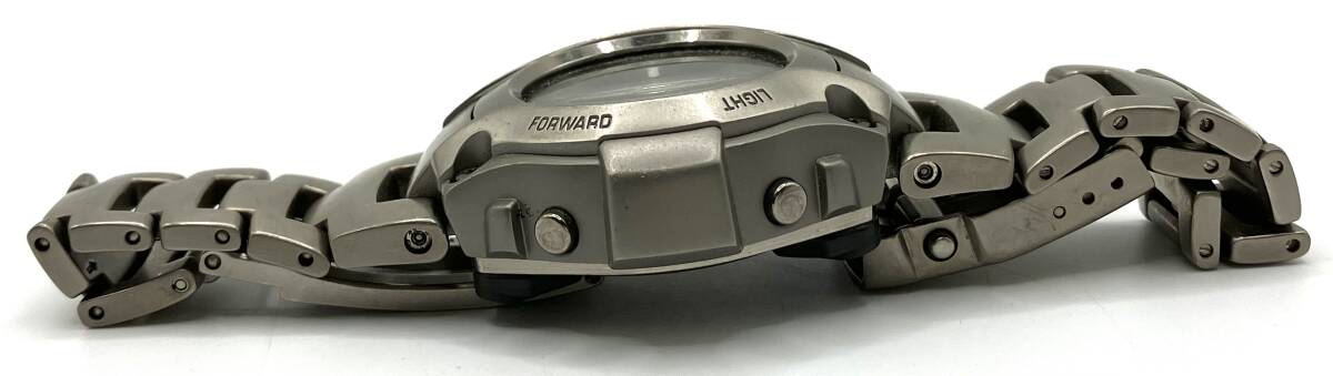 【7231】CASIO カシオ G-SHOCK ジーショック MR-G 20BAR MRG-130T DATA MEMORY クオーツ メンズ 腕時計 不動 中古 ジャンク の画像10