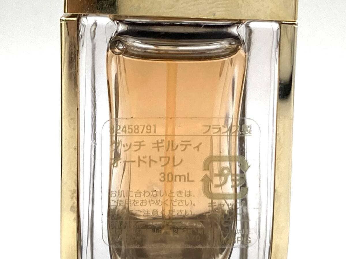 【6987】ほぼ満量！ 残量たっぷり！ GUCCI GUILTY 30ml グッチ ギルティ EAU DE TOILETTE オードトワレ フレグランス 香水_画像6