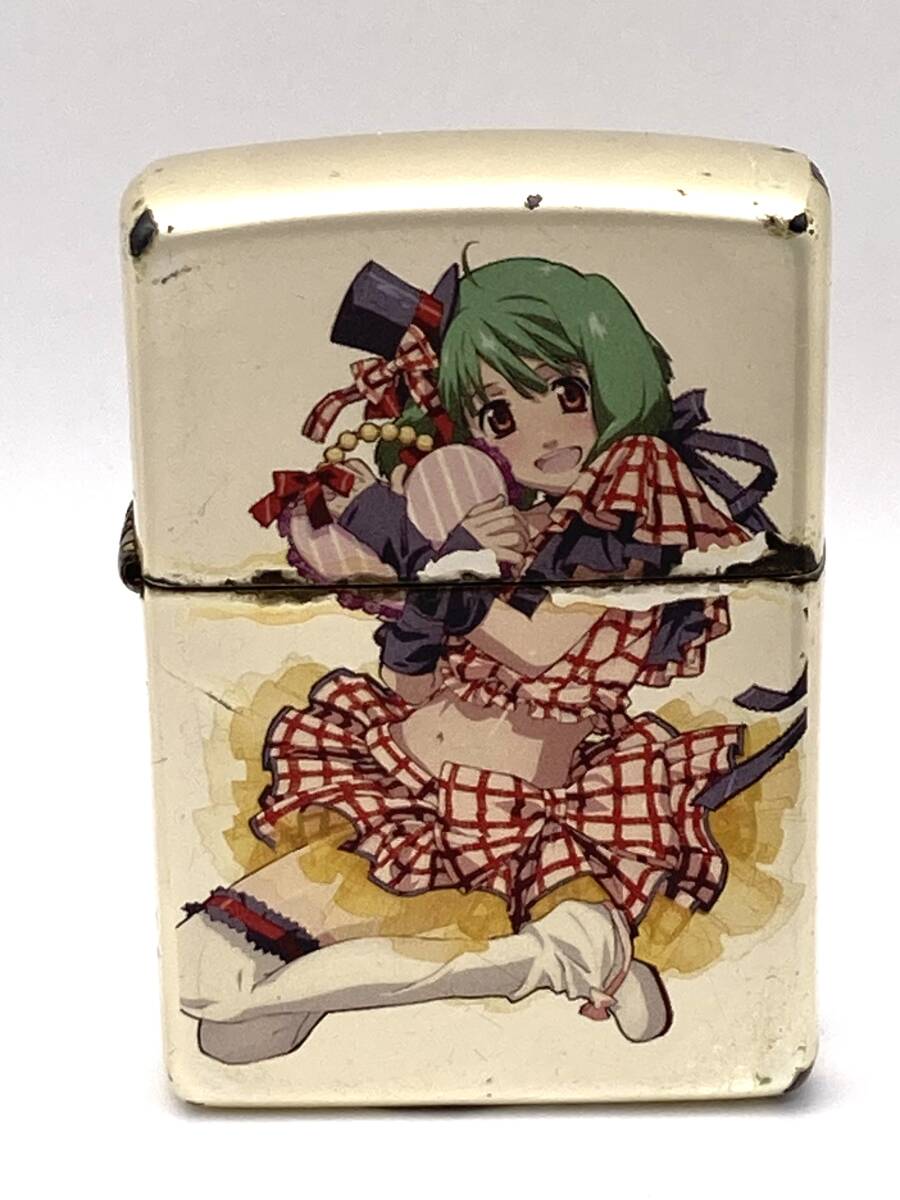 【7004】ZIPPO ジッポ 劇場版マクロスフロンティア 虚空歌姫イツワリノウタヒメ 火花〇 箱付き ノベルティ 喫煙具 ガスライターの画像2