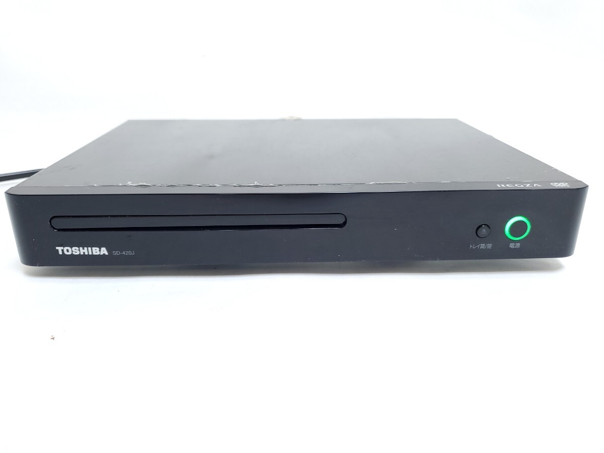 TOSHIBA DVD プレーヤー REGZA レグザ AD-420J 2020年製 ディスク読み込み◯ リモコン無しの画像1