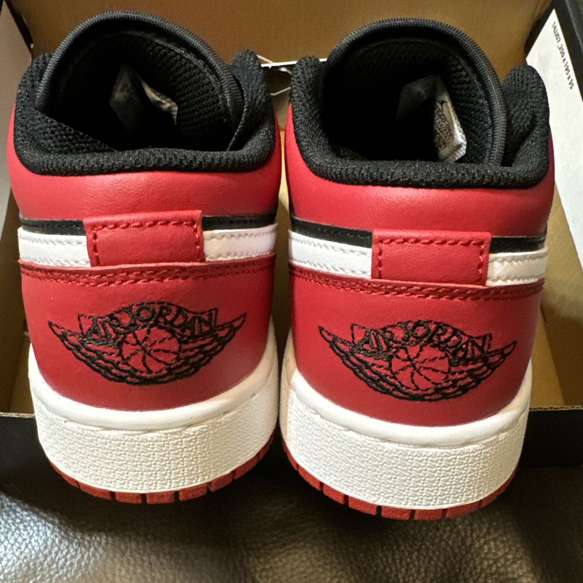 NIKE AIR JORDAN 1 LOW GS  22.5cm  新品　ブラック×レッド