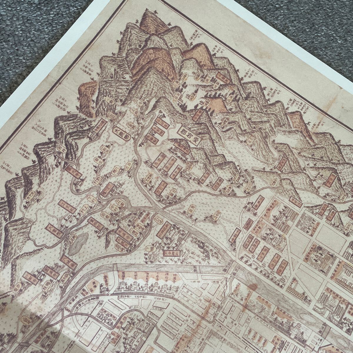 京都市街地図　明治40年新訂版　日本大地図　古地図_画像3