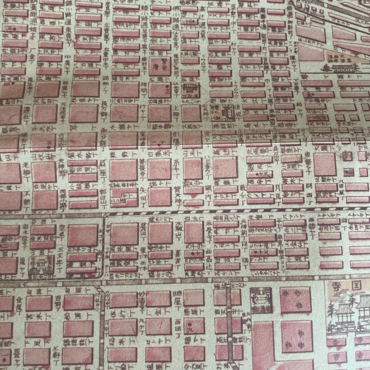 京都市街地図　明治40年新訂版　日本大地図　古地図_画像5