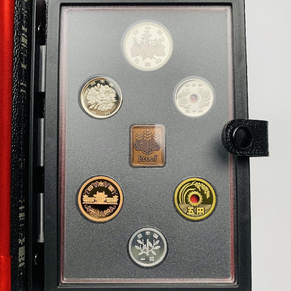 1989年 平成元年 通常プルーフ貨幣セット 額面666円 年銘板有 全揃い 記念硬貨 記念貨幣 貨幣組合 日本円 限定貨幣 コレクション P1989_画像2