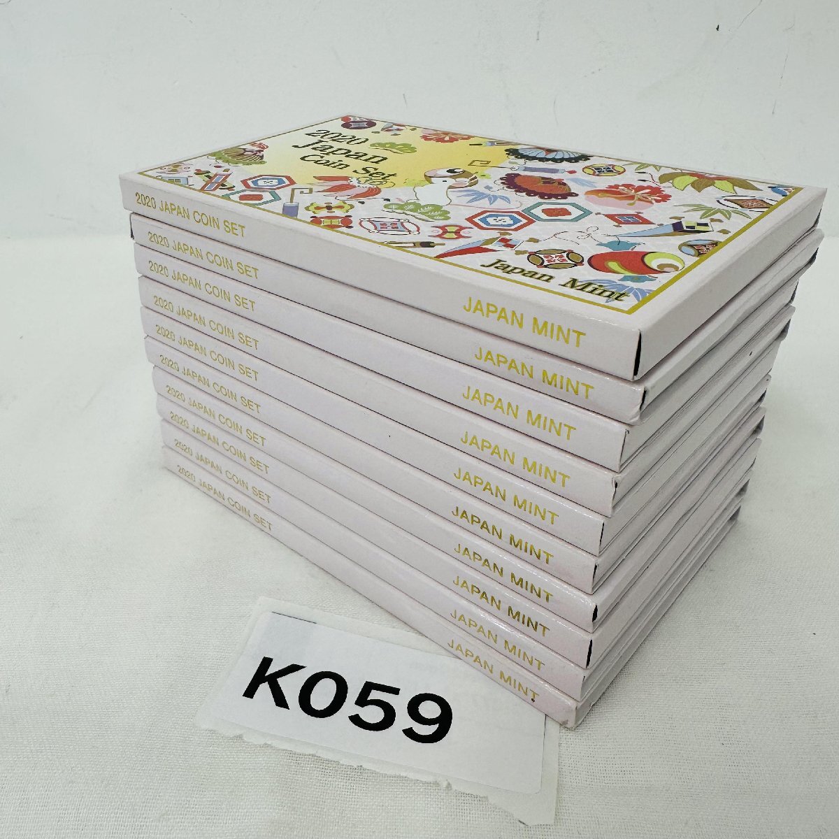 1円~ 行事用貨幣セット 2020年 令和2年 ジャパンコインセット まとめ10点セット 額面6660円 純銀約43g シルバーメダル 記念 K059の画像1