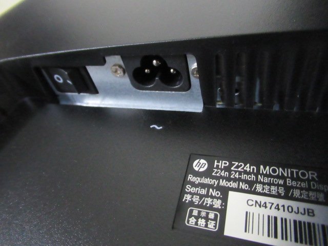 HP ヒューレットパッカード Z24n 24インチFullHDワイドモニター /２台 使用時間10582H/10675H（B-4）の画像5