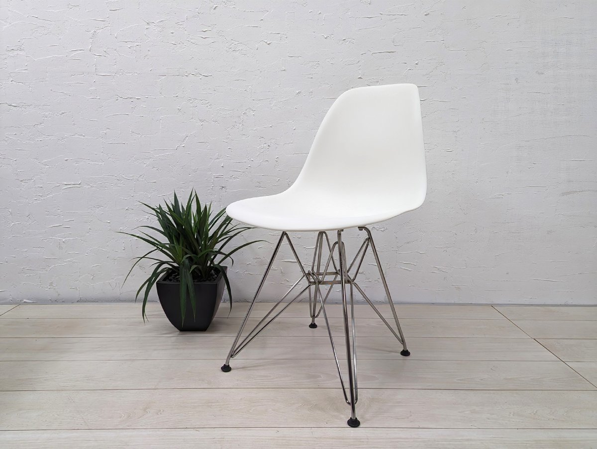 Vitra ヴィトラ Eames Plastic Chair 6.3万 イームズ サイドシェルチェア ワイヤーベース Charles＆Ray Eames E