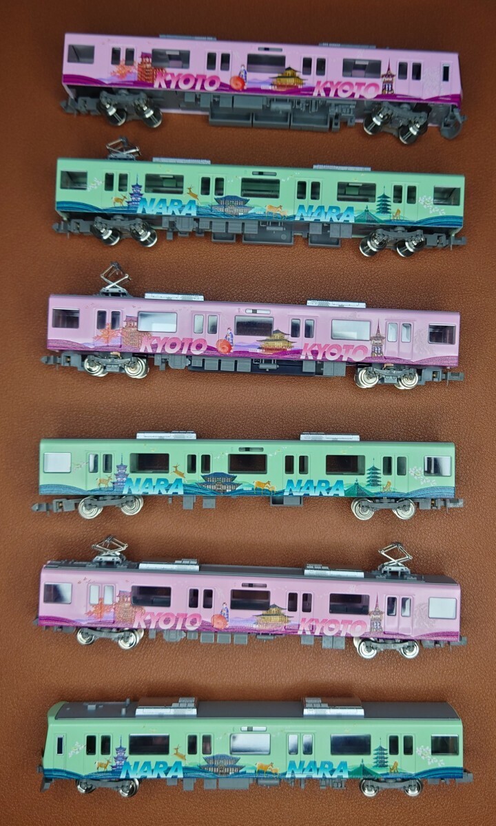 GREENMAX 近鉄3220系(KYOTO-NARAラッピング)動力付き6両編成 GREENMAX 近鉄3220系(KYOTO-NARAラッピング)動力付き6両編成