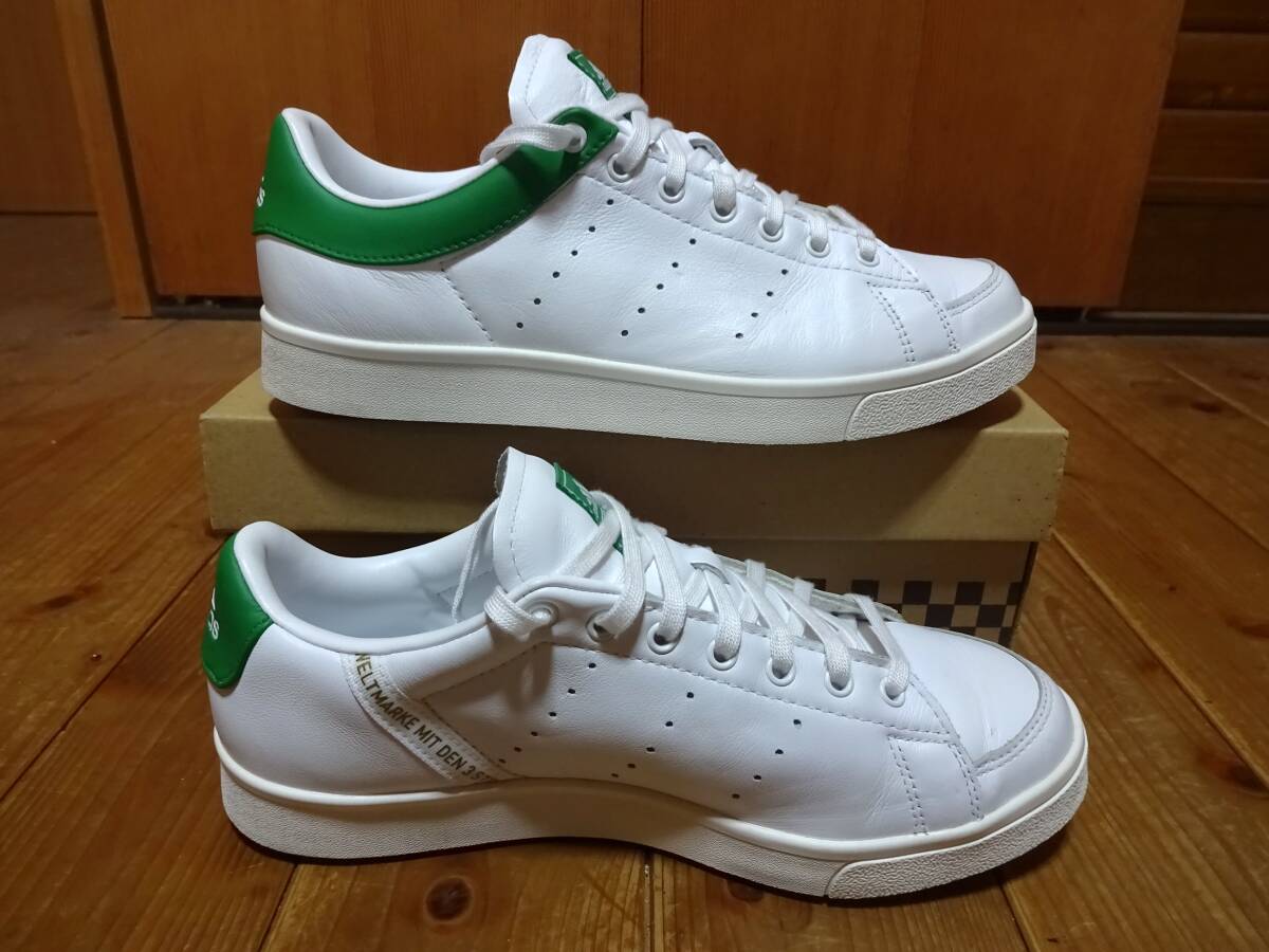 ◆ adidas GOLF アディクロスクラシック ART F33781 / 使用品ですが美品 / ■サイズ：25.0cm ■カラー：ホワイト/グリーン_画像4