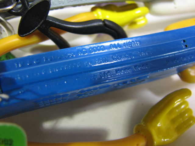 ペッツ PEZ Bendable COLLECTIBLES With Backpack Clip ソフビ マスコット人形 全6種 2002の画像7