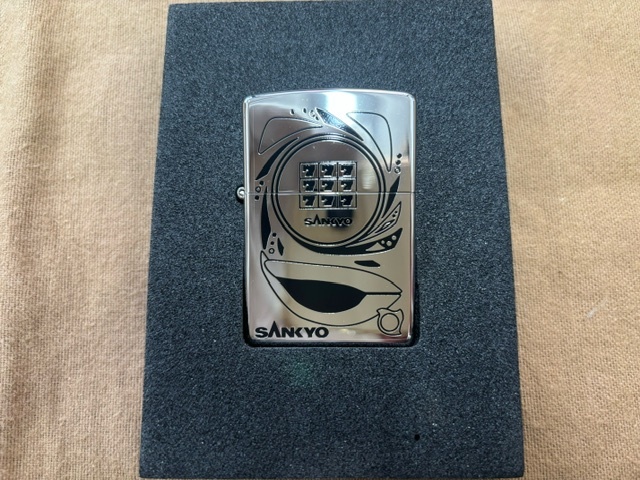 ZIPPO ジッポー オイルライター2000年 SANKYO FEVER 三共 フィーバー パチンコ ノベルティ 未使用 保管品_画像1