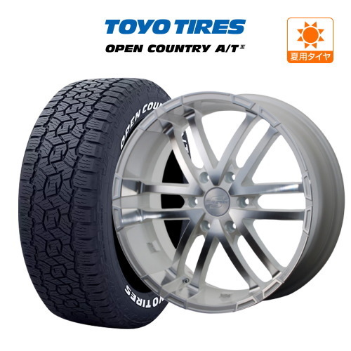 200系 ハイエース ホイール 4本セット アクト AKUT ゼロブレイクS TOYO オープンカントリー A/T III (A/T3) 215/60R17_画像1