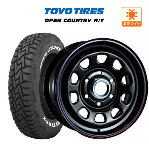 200系 ハイエース ホイール 4本セット MLJ デイトナ SS TOYO オープンカントリー R/T 215/65R16_画像1