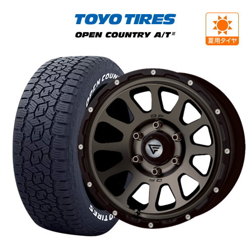 200系 ハイエース ホイール 4本セット FORCE デルタフォース OVAL(オーバル) TOYO オープンカントリー A/T III (A/T3) 215/65R16_画像1