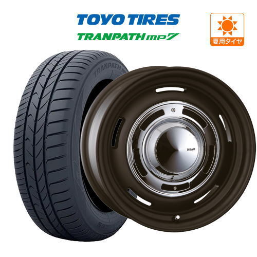 サマータイヤ ホイール 4本セット クリムソン ディーン クロスカントリー TOYO トランパス mp7 165/65R15 タフト 等_画像1