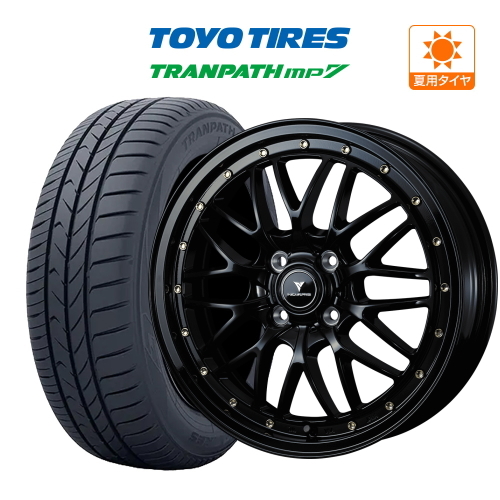 サマータイヤ ホイール 4本セット ウェッズ ノヴァリス アセット M1 TOYO トランパス mp7 165/65R15 タフト 等_画像1