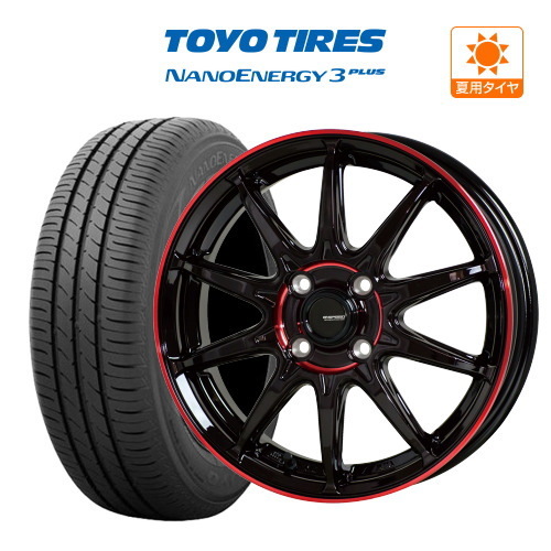 サマータイヤ ホイール4本セット ホットスタッフ G.speed P-05R TOYO ナノエナジー 3プラス 185/65R15 アクア(MXPK系)_画像1