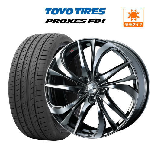 サマータイヤ ホイール 4本セット ウェッズ レオニス TE TOYO プロクセス FD1 245/45R20_画像1