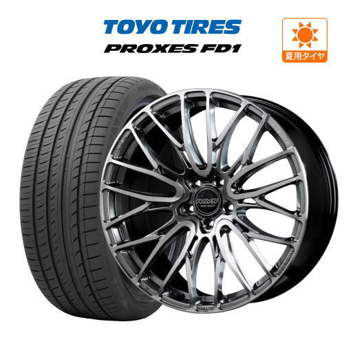 サマータイヤ ホイール 4本セット レイズ HOMURA ホムラ 2×10 BD TOYO プロクセス FD1 245/35R20_画像1