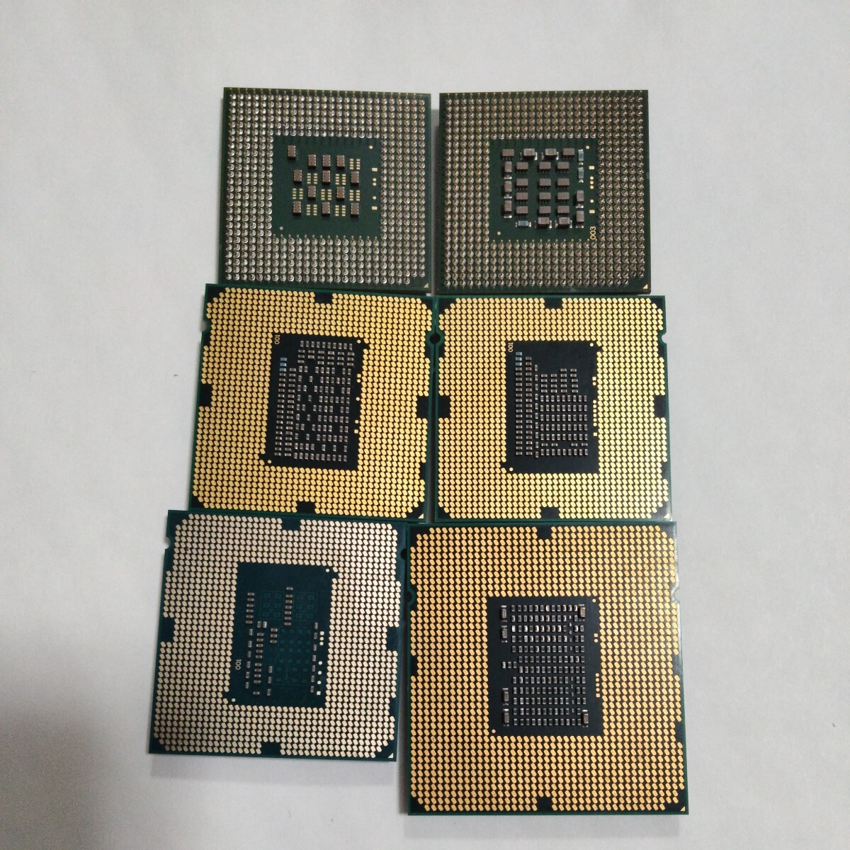 Intel CPU Xeon E5620、Xeon E3 1220、Core i3 4170、Core i3 2120、Pentium4 2.8GHz、CeleronD 2.53GHz 計6個_画像2