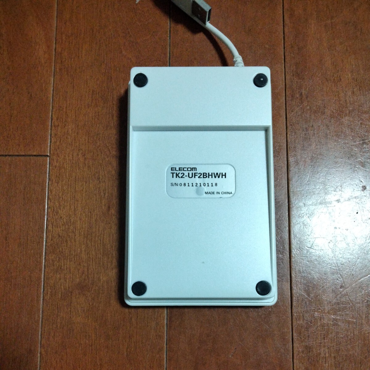 ELECOM USB接続テンキーボード TK2-UF2BHWHの画像4