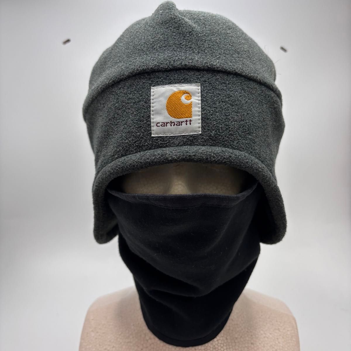 carhartt  カーハートマスク付き　ニット帽　ビーニーフリースキャップ　帽子ユニセックス