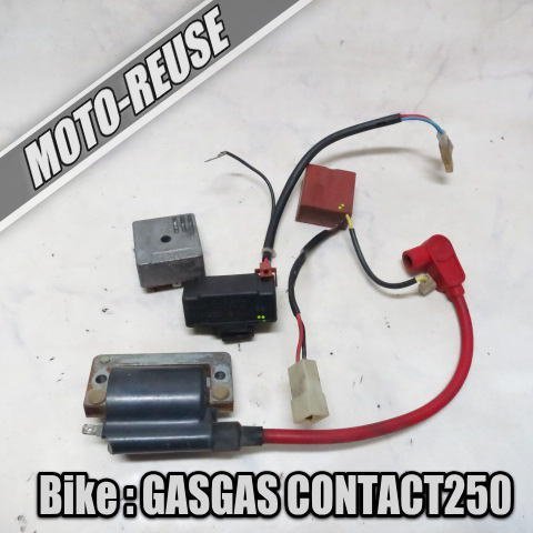 □【GASGAS ガスガス コンタクト250 CONTACT】純正電装SET　CDI/レギュレター/IGコイル□K31999_画像1