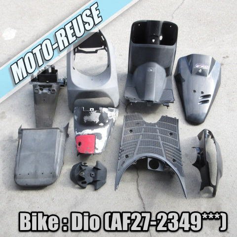 □【スーパーDIO ディオ AF27】純正カウルSET　ベースに　AF28□K43500_画像1