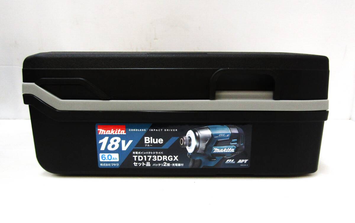 【送料無料】未使用品 ブルー マキタ 充電式インパクトドライバー用ケースのみ TD173DRGX 青★q3_画像1