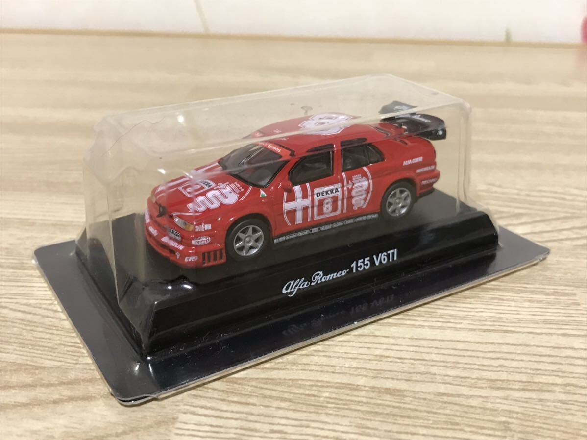 送料無料　1/64 京商　アルファロメオ 155 V6 TI レーシングカー ミニカー KYOSHO ALFA ROMEO RACING CAR_画像8