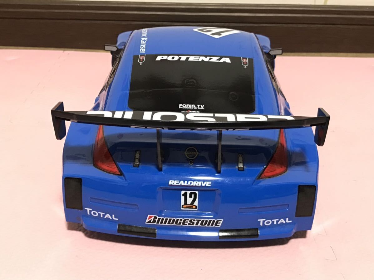 送料無料　未走行 1/10 タミヤ カルソニック インパル Z レーシングカー ラジコンボディ TAMIYA CALSONIC IMPUL フェアレディZ GT 当時物_画像6