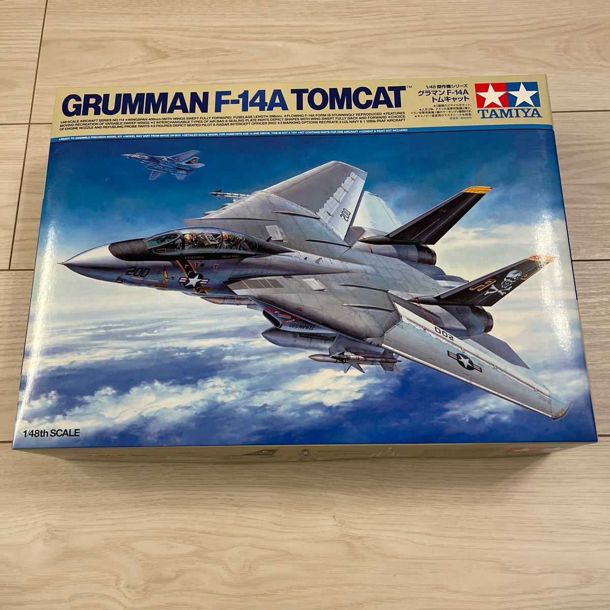 TAMIYA アメリカ 現用　グラマン F-14A トムキャット （1/48スケール 傑作機 No.114 61114）傑作機シリーズ