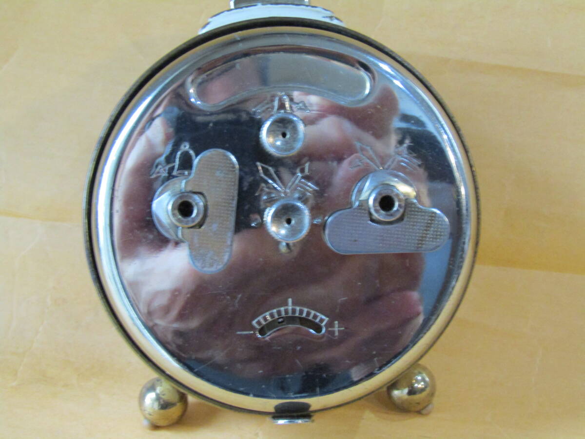 目覚まし時計 ユンハンス 三段階ベル機能 トライボックス サイレント からくり置き時計 ゼンマイ手巻き時計 注油済 即日使用可 // 精工舎の画像9
