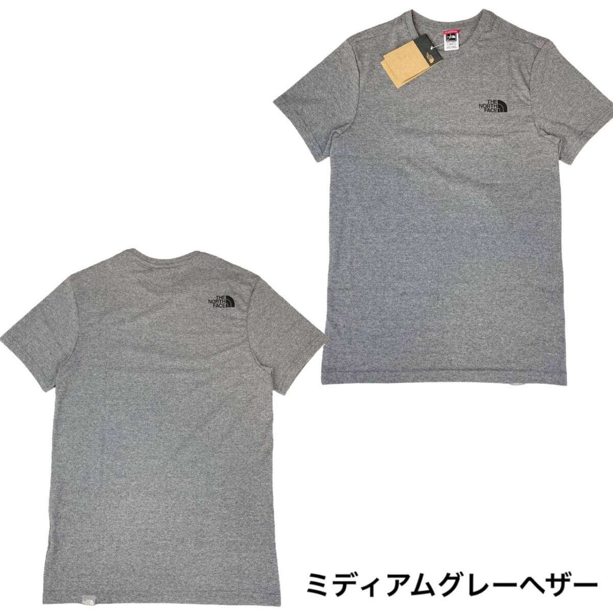 ザ ノースフェイス 半袖 Tシャツ シンプルドーム NF0A2TX5 グレー XLサイズ ユニセックス THE NORTH FACE S/S SIMPLE DOME TEE 新品