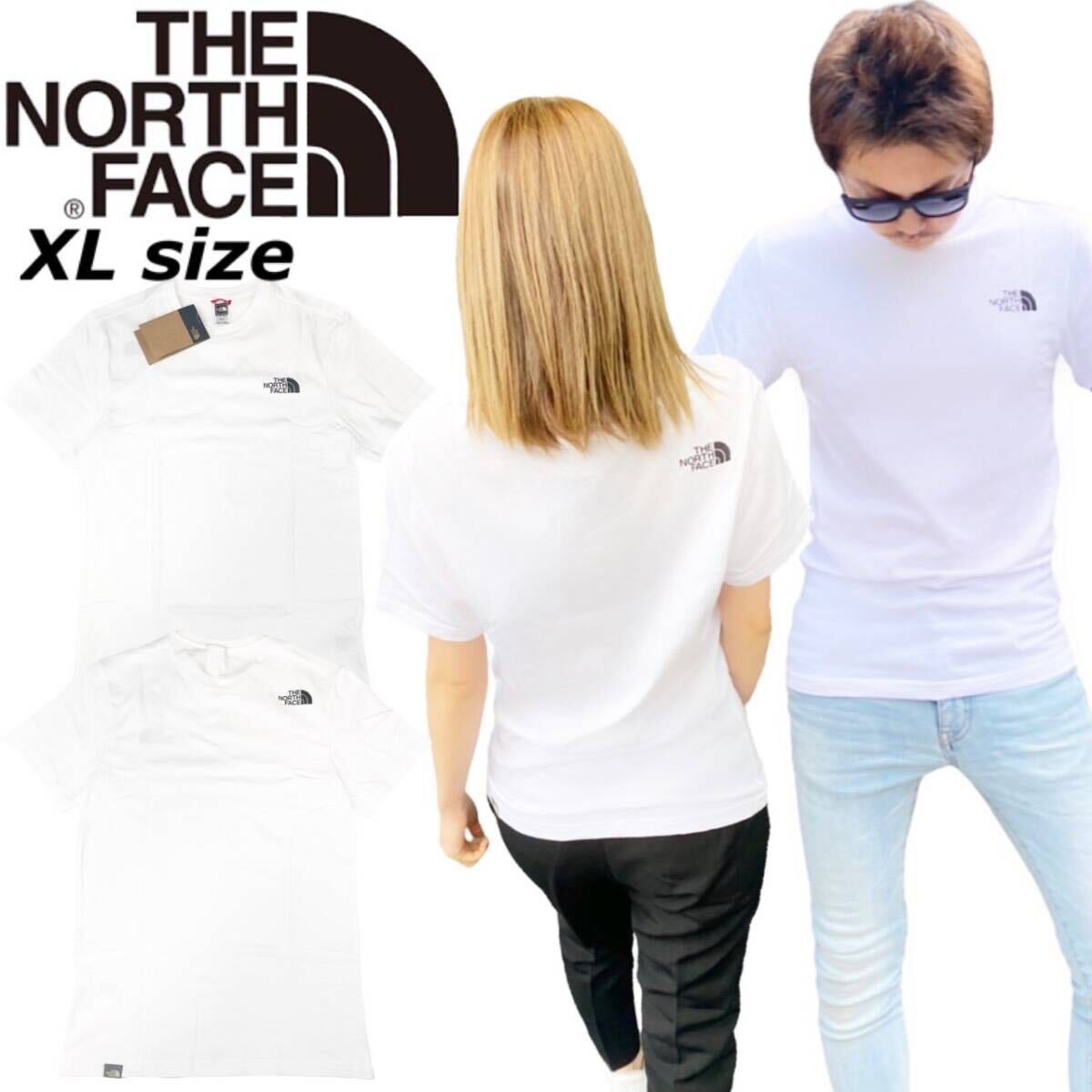 ザ ノースフェイス 半袖 Tシャツ シンプルドーム NF0A2TX5 ホワイト XLサイズ ユニセックス THE NORTH FACE S/S SIMPLE DOME TEE 新品